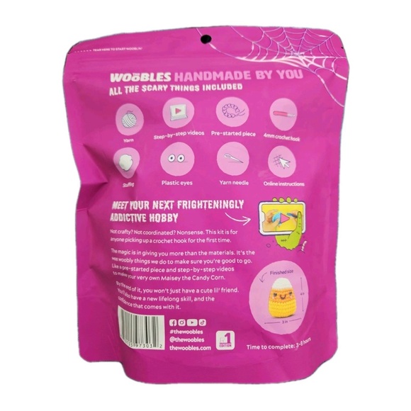 NEW The Woobles Halloween MAISEY Candy Corn Walmart Exclusive RARE Unopened - Picture 2 of 5